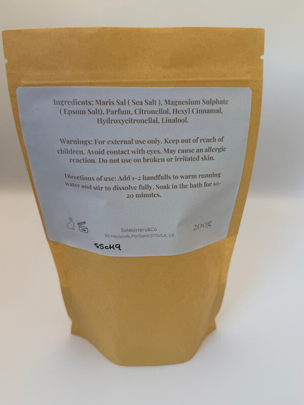 Solesisters&Co Mineral Foot Soak - 200g