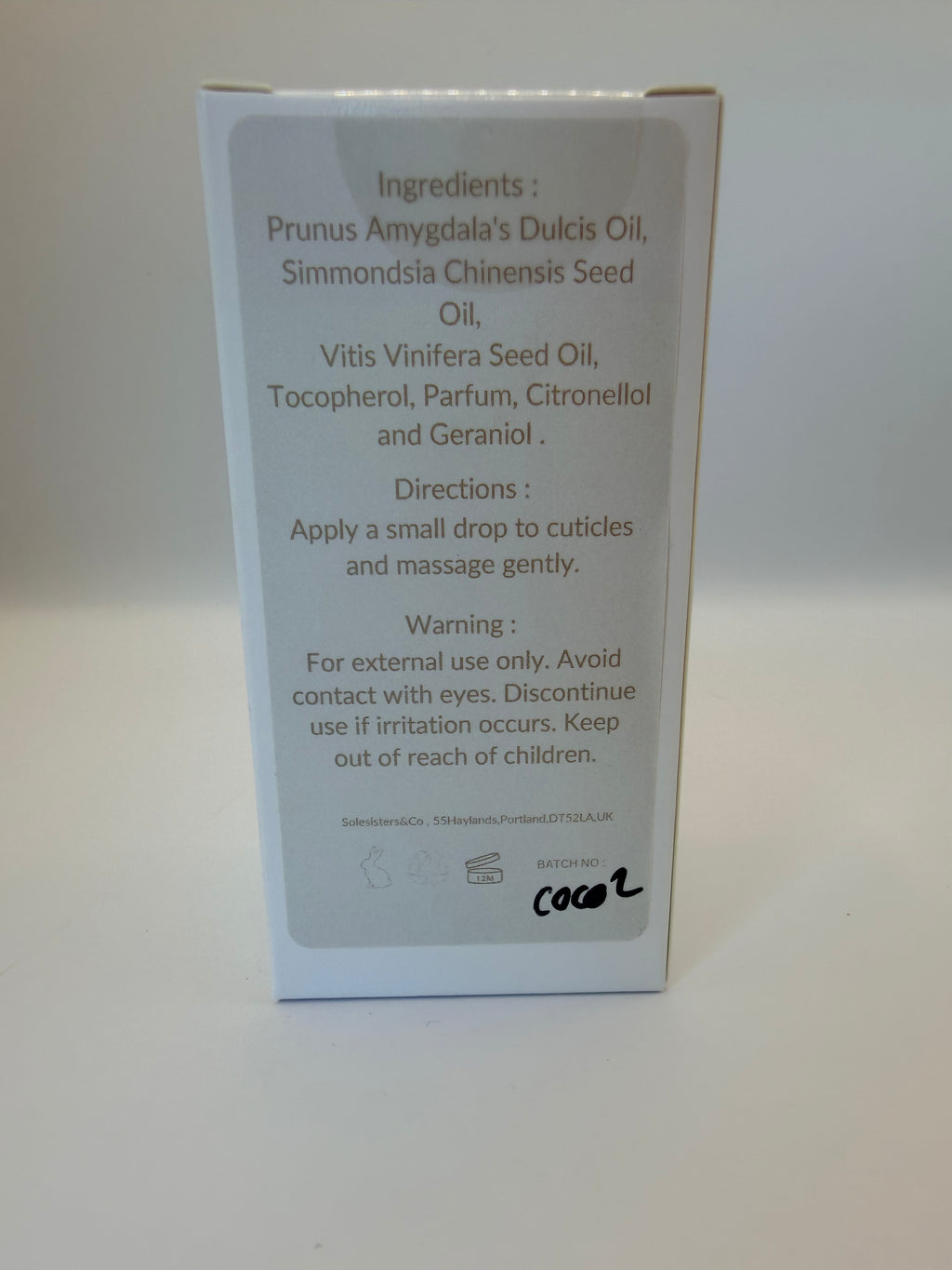 Nourishing Cuticle Oil Dropper - 20ml