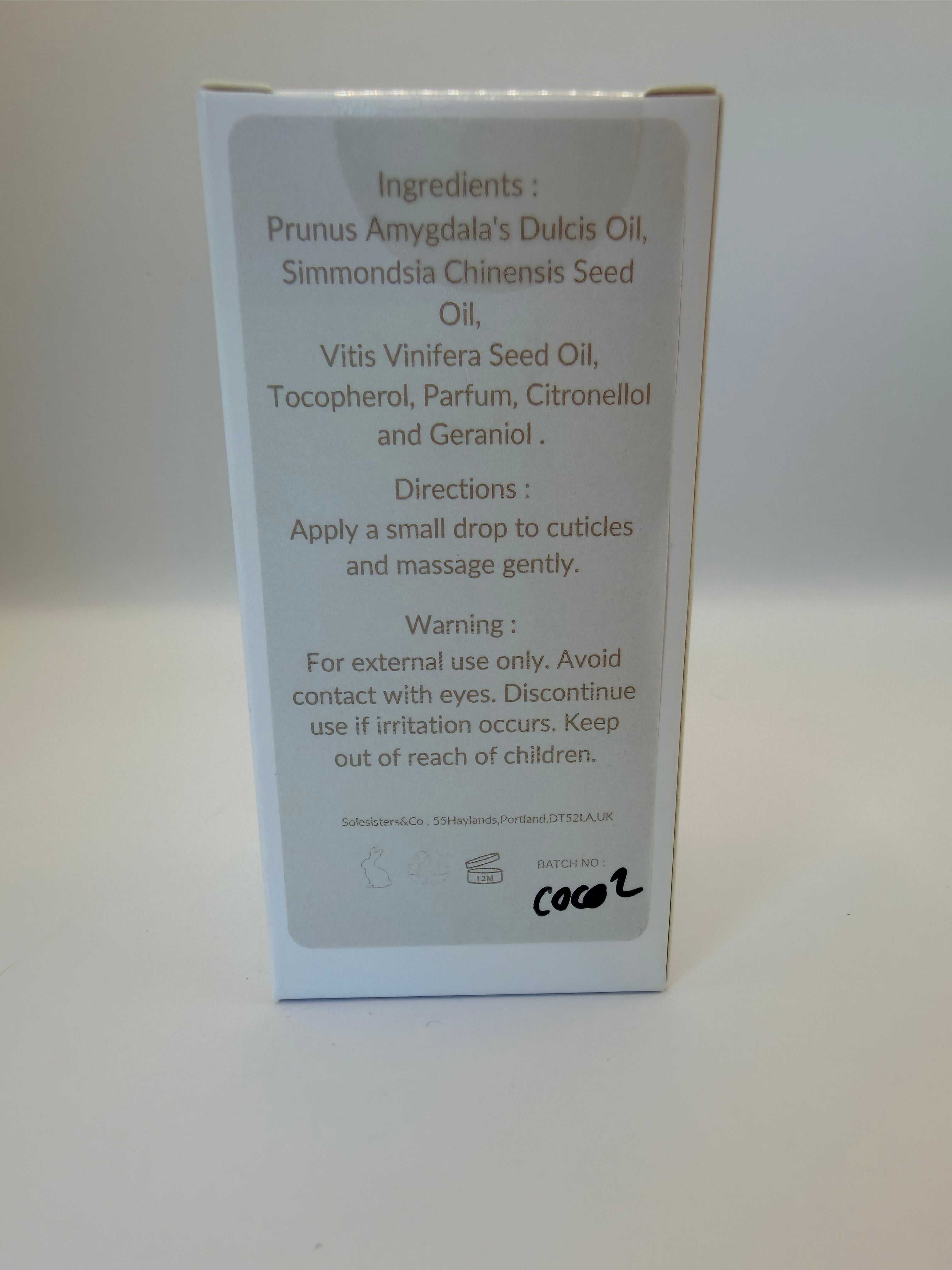 Nourishing Cuticle Oil Dropper - 20ml