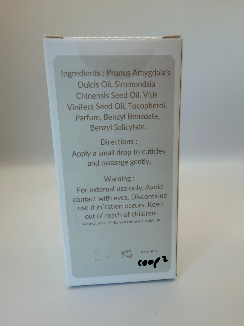 Nourishing Cuticle Oil Dropper - 20ml