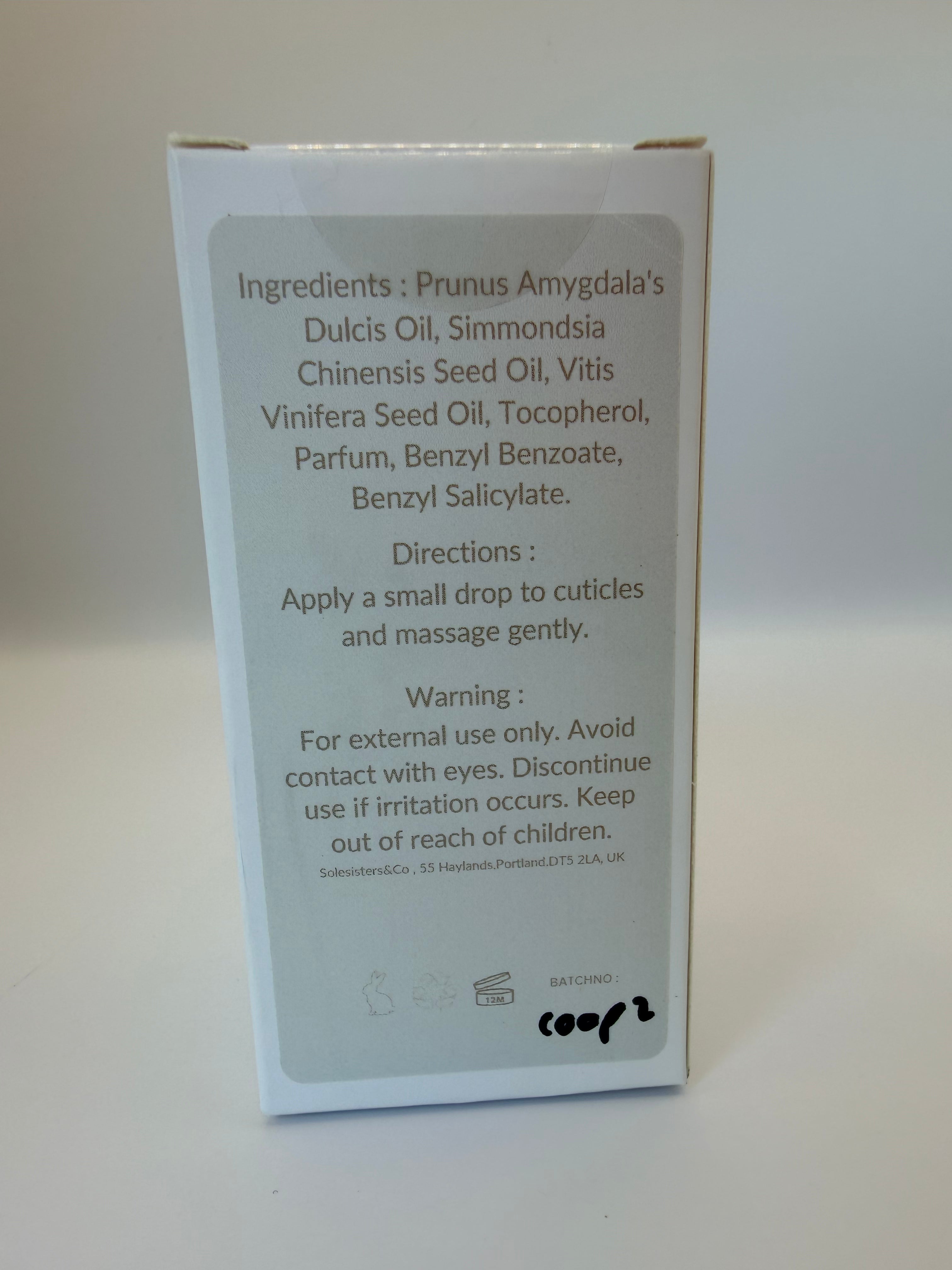 Nourishing Cuticle Oil Dropper - 20ml