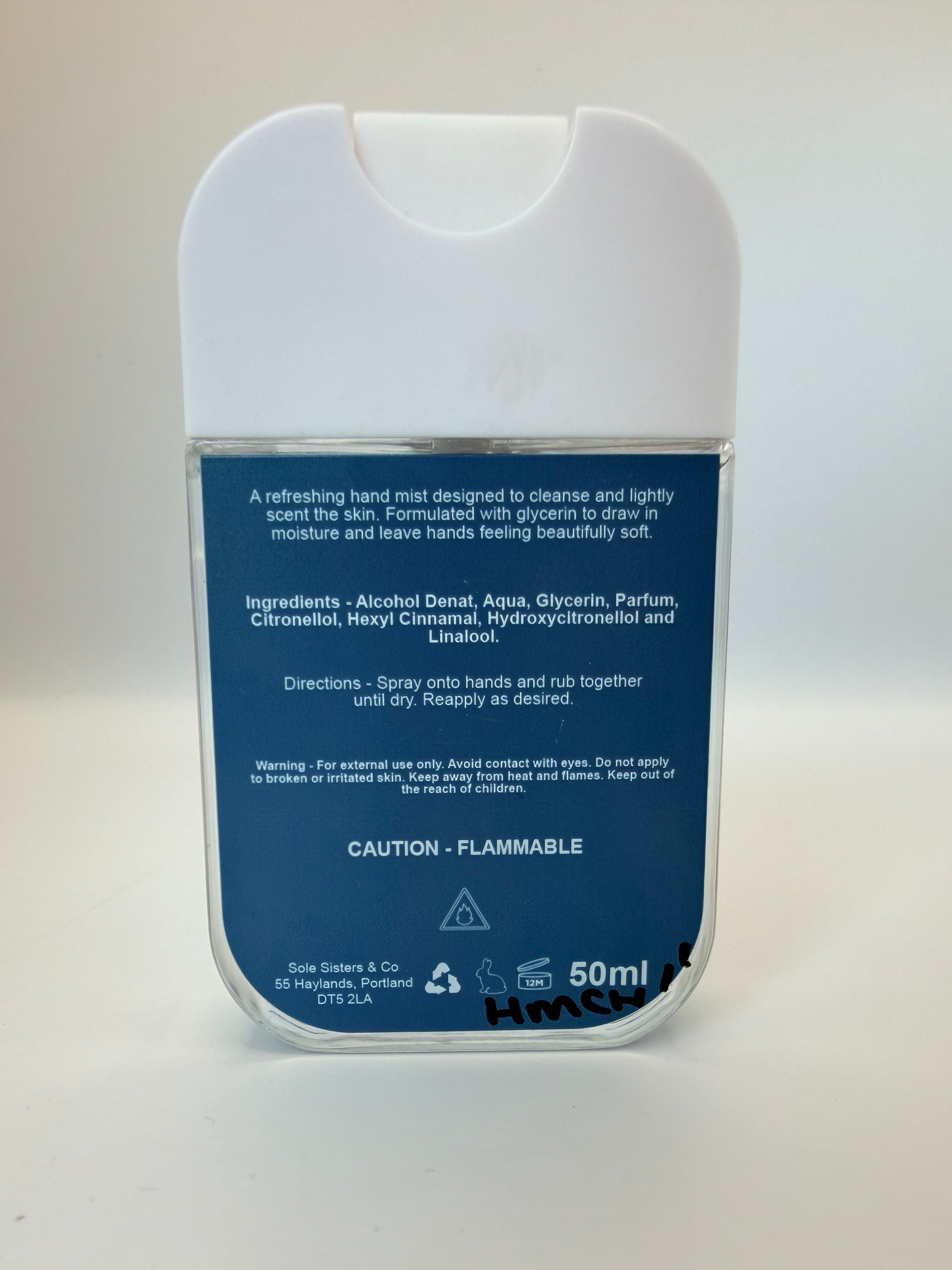 75% Alcohol Hand Mist - 50ml | Solesisters&Co