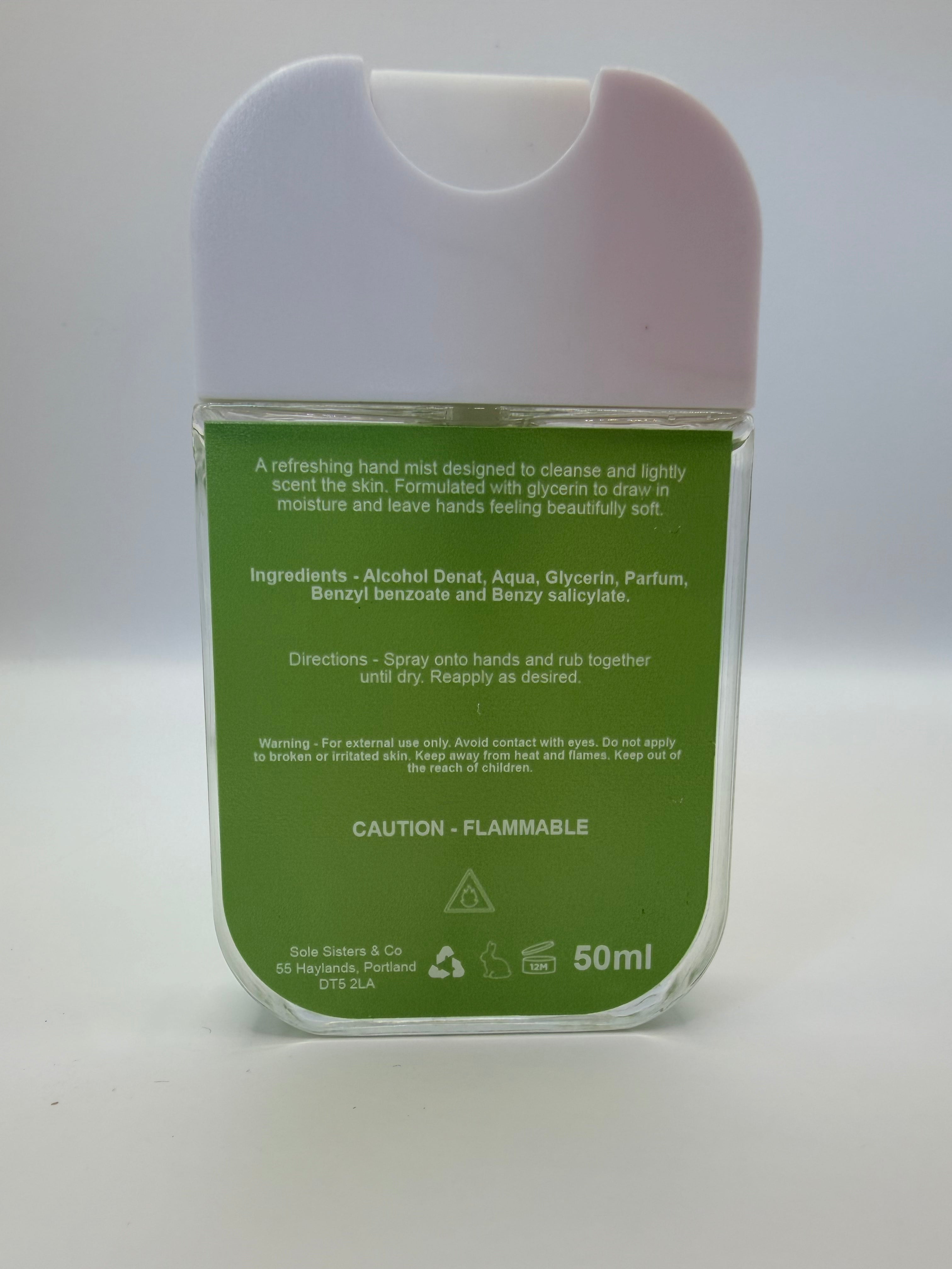 75% Alcohol Hand Mist - 50ml | Solesisters&Co