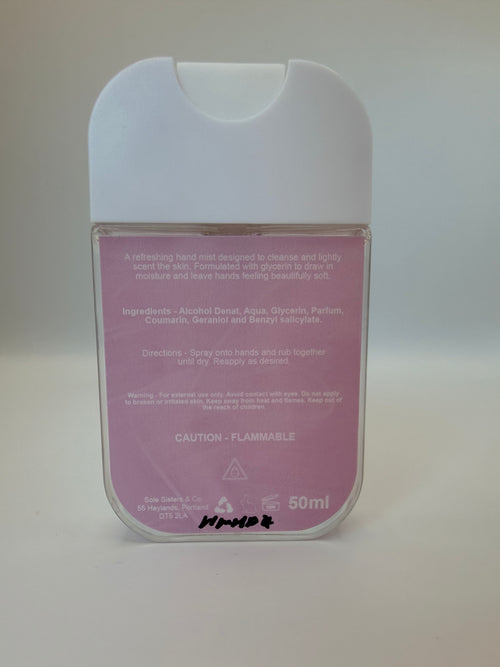 75% Alcohol Hand Mist - HALLELUJAH BAY -  50ml | Solesisters&Co